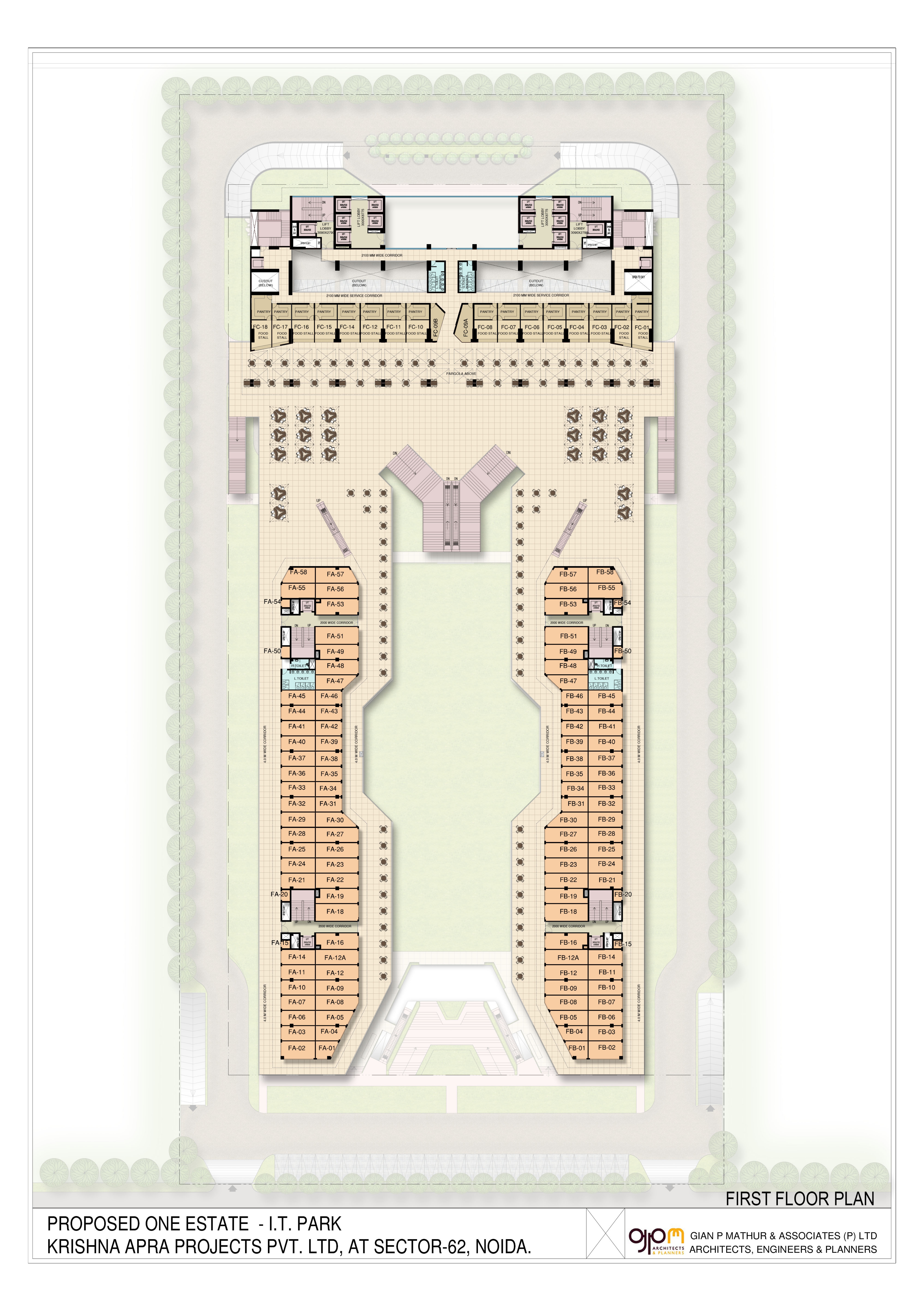 Krishna Apra One Estate First Floor